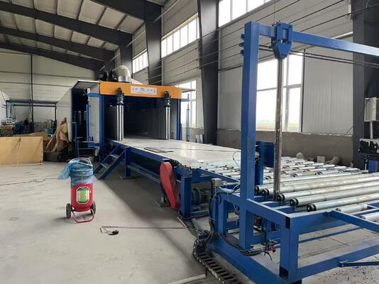 Misuratore di flusso automatico di vetro Macchina orizzontale di produzione di schiuma fino a 1300 mm di altezza